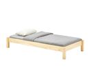 Lit Futon Taifun, 90 X 190 Cm, En Pin Massif Finition Vernis Naturel