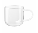 Mug En Verre Coppa 400ml Blanc