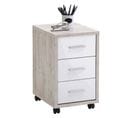 Caisson De Bureau 3 Tiroirs "dylda" 58cm Naturel