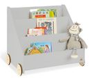 Bibliothèque Roulante Pour Enfants Gris - Lasse