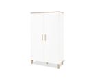 Armoire Lumi 2 Portes Blanche