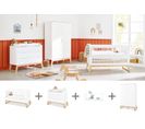 Ensemble Chambre Bébé « bridge » Large, Étagère Murale Incluse, à 4 Éléments