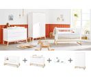 Ensemble Chambre Bébé « bridge » Extra Large, Étagère Murale Incluse, à 4 Éléments