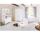 Ensemble Chambre Bébé « florentina » Xl Avec Lit Bébé 120x60, Étagère à Poser Extra Large Incluse