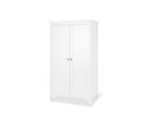 Armoire Chalet avec 2 Portes Blanche