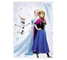 Stickers Géant Trio La Reine Des Neiges Disney Elsa, Anna Et Olaf Qui Sourient 50 X 70 Cm