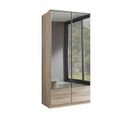 Armoire 2 Portes Miroir - L91 Cm