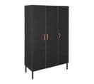 Armoire 3 Portes Melody Noir