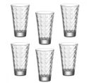 Lot De 6 Verres 300ml Transparent