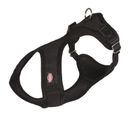 Harnais Soft Xxs-xs : 28 À 40 cm Noir Pour Chien