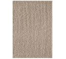 Tapis Shaggy 60x110 Rectangle Tissé Beige Motif Uni Sg Loca