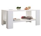 Table Basse Dalus 2 Blanc En MDF 90x53x41