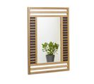 Miroir En Bambou Glace De Salle De Bain