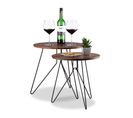 Tables Basses D'appoint Lot De 2