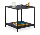 Table D'appoint Avec Verre Noir