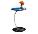 Table D'appoint Noire En Verre