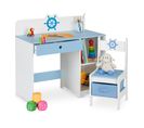 Bureau Enfants Et Chaise Style Maritime