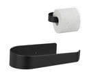 Porte-papier Toilette Noir En Inox