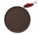 Plateau De Service Marron 35x35x2