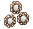 Lot De 3 Miroirs Décoratifs