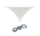 Voile D'ombrage Triangulaire Pe-hd Blanc