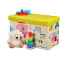 Tabouret Coffre Jouet Pouf Enfant