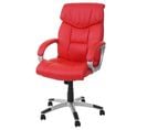 Fauteuil/siège De Bureau M61, Classique, Similicuir, Rouge