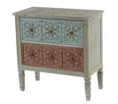 Commode Aveiro Armoire Table D'appoint, Vintage, Shabby Chic, 80x79x40cm