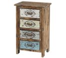 Commode Cadiz Armoire Table D'appoint, Vintage, Shabby Chic, 79x48x33cm