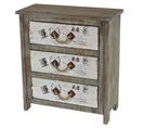 Commode Almada Armoire Table D'appoint, Vintage, Shabby Chic, 80x72x33cm