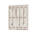 Porte-tasses Marano Style Shabby Vintage 50x45x5cm Blanc