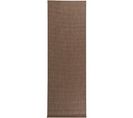 Tapis De Couloir Extérieur et Intérieur Metro Marron 80x240 Cm