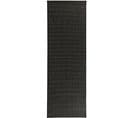 Tapis De Couloir Extérieur et Intérieur Metro Noir 80x240 Cm