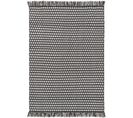 Tapis Fabriqué À Partir De Matériaux Recyclés Morty Noir et Blanc 120x170 Cm