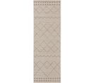 Tapis De Couloir Extérieur et Intérieur Metro Crème/beige 80x240 Cm