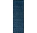 Tapis De Laine Jamal Bleu 80x250 Cm