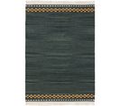 Tapis De Laine Jivan Vert Foncé 120x170 Cm