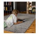 Tapis Moderne Rectangle Intérieur Smarty Gris 80x150