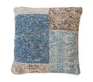 Coussin Déco "symphonia" 45x45cm Bleu