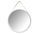 Miroir Mural Rond "ultima" 49cm Blanc