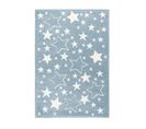 Tapis De Chambre Enfant Étoiles "tamworth" Bleu 80 X 150 Cm