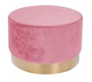 Pouf Rond Déco "nano" 55cm Rose Foncé