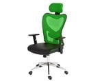 Fauteuil De Bureau Américain Atlanta, Similicuir ~ Vert