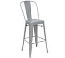 Tabouret De Bar Hwc-a73 Métal Design Industriel Gris