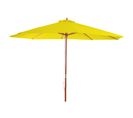 Parasol Florida Ø 3,5m Polyester/bois 7kg Jaune