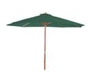 Parasol Florida Ø 3,5m Polyester/bois 7kg Vert