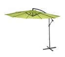 Parasol Déporté Semi-pro Acerra, 3m Inclinable ~ Vert Limon Sans Support