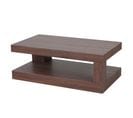 Table Basse De Salon Hwc-a32, Structure 3d Mvg 40x110x60cm ~ Aspect Chêne Marron