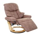 Mca Fauteuil Relax Calgary 2 Tissu Charge Max. 150kg Marron Antique Nature