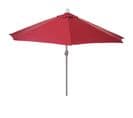 Demi-parasol En Aluminium Parla, Uv 50+ ~ 270cm Bordeaux Sans Pied